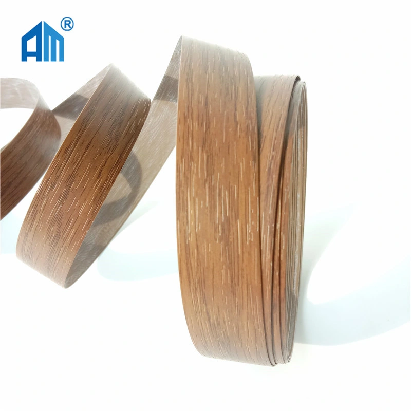 Guangzhou Factory Supply 0.5mm High quality/High cost performance  Wood Grain Furniture PVC Edge Banding