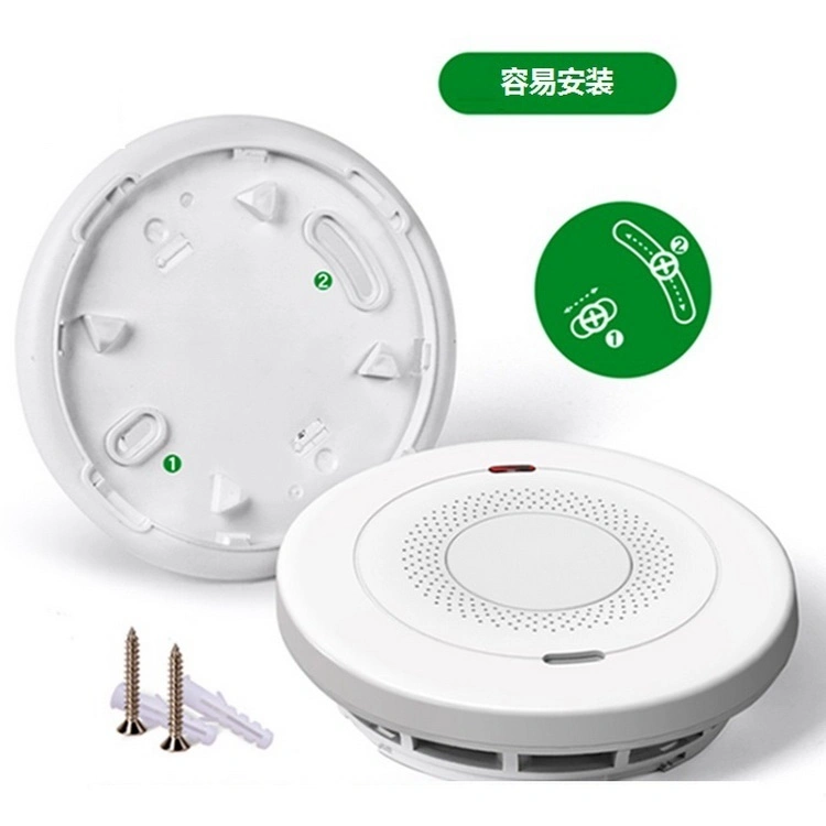 UL217 Certified Smoke Sense 10 Years Built-in Battery Photoelectric Independent Smoke Alarm Detector