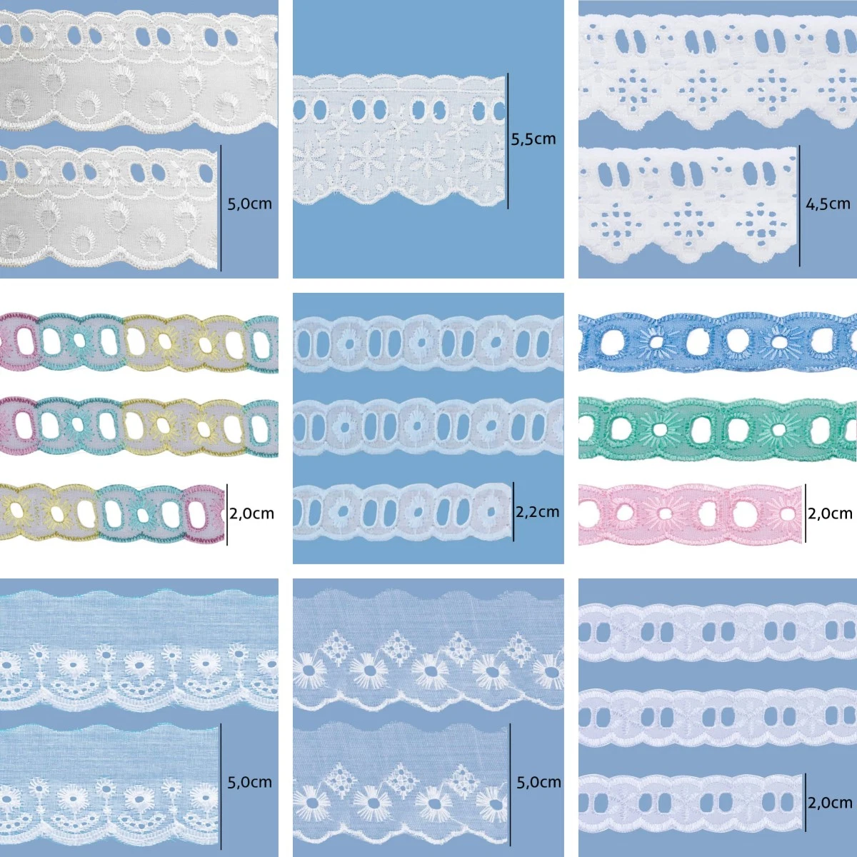 Personalizar el teñido de algodón tejido de poliéster de encaje bordado suizo el diseño de moda nupcial Tc los encajes de GPO para la prenda de vestir de moda