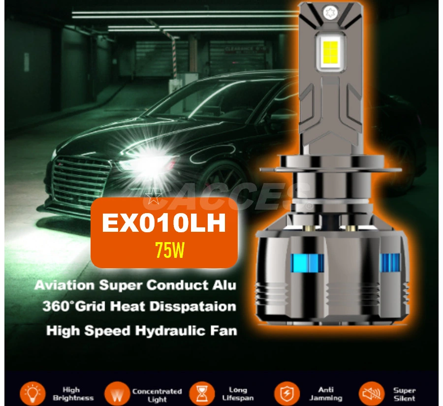 9005/Hb3,H11/H9/H8 LED Bulbs Combo,Super Bright Cool White,Plug&Play,Pack of 2 H1,H4,H7,9005,9006,9012 Auto LED Lamp 75W Premium Best Seller 2022 New Headlight