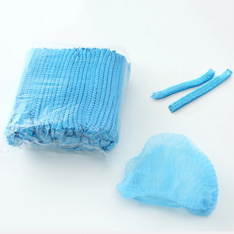 China Supplier Wholesale/Supplier Disposable Blue Clip PP Hats