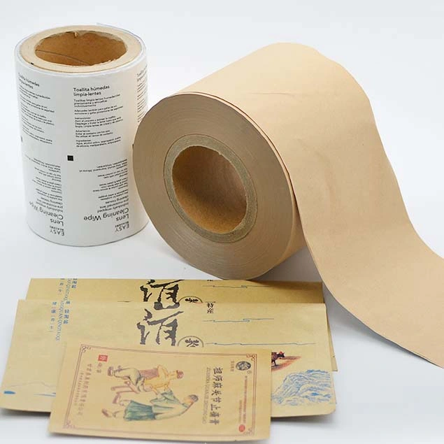 PE Coated Laminated Paper for Sugar Medical Aluminum Foil Paper Alcohol Prep Pad Sachets Packaging