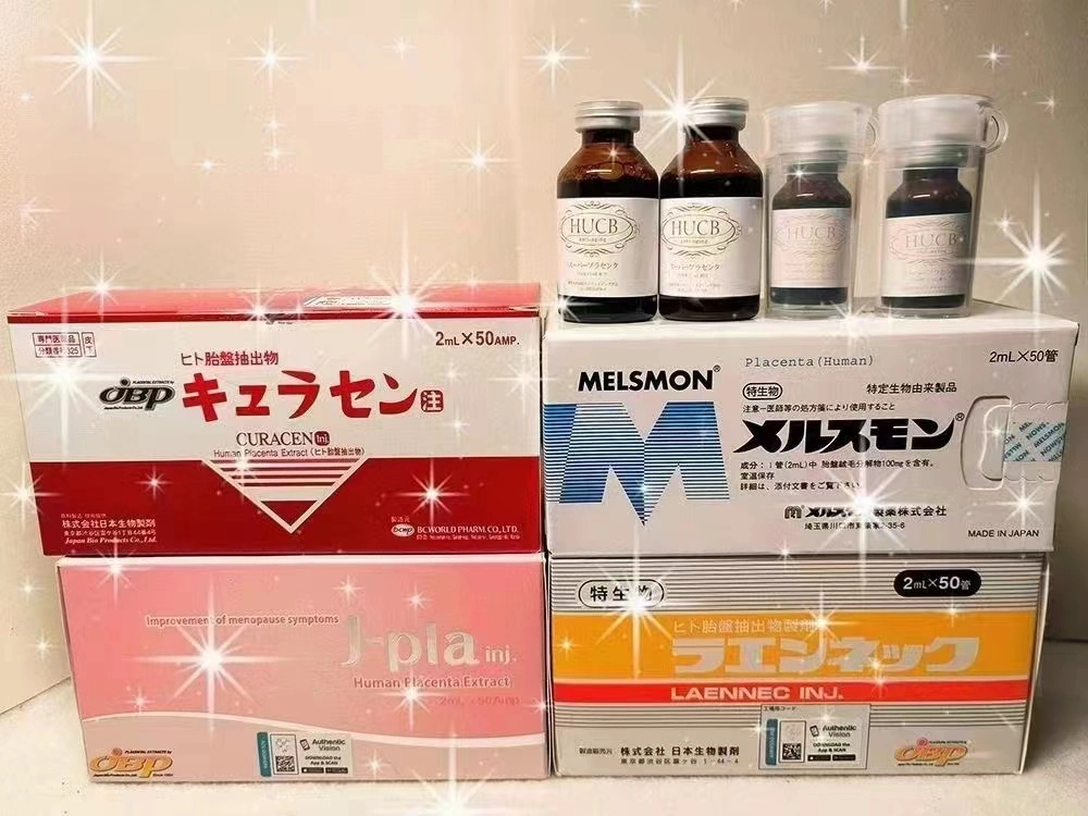 Melsmon placenta humana Japón buen efecto renovación celular Melsmon 2ml*50AMPS Laennec Injection Laennec (2ml*50AMPS) Human placenta Whitening Anti-Aging Repair