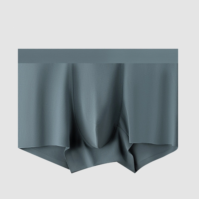 Pure Cotton Solid Color Boxers Male Breathable Soft Underpants