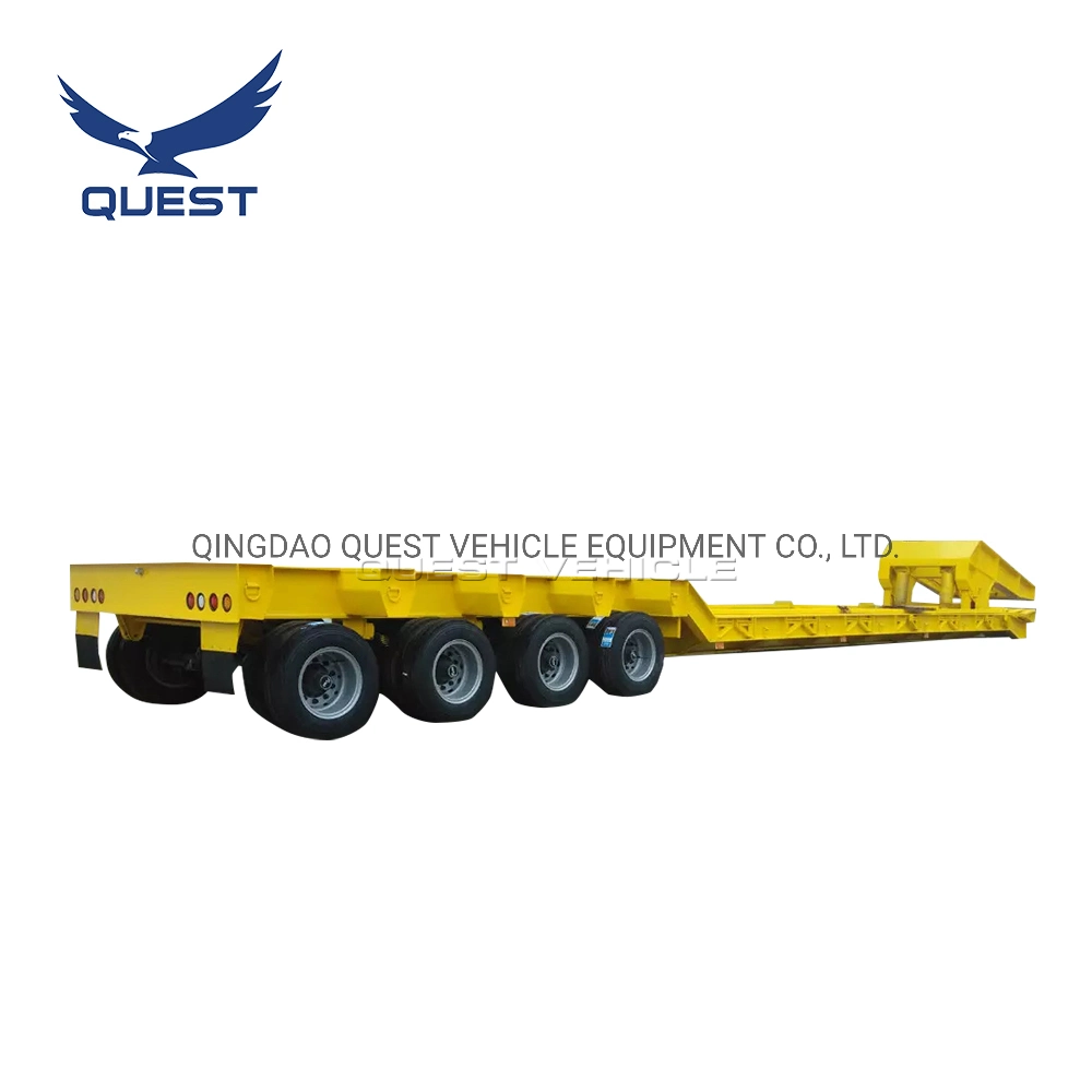 80t Removable Gooseneck Detach Lowbed Truck Trailer Lowboy Trailer Manufacturers