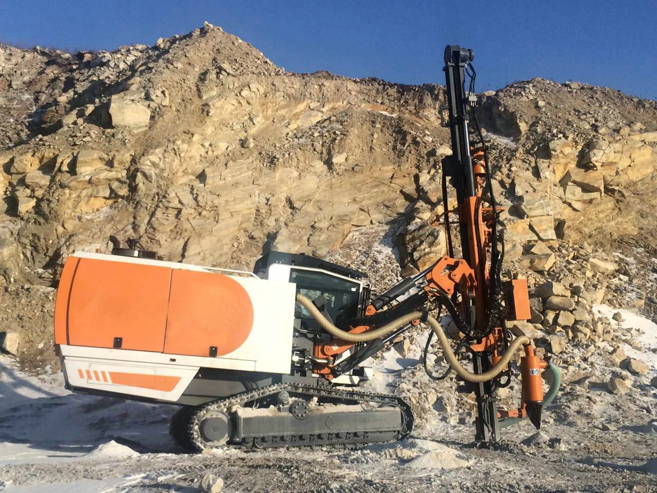 High quality/High cost performance  Price of Integrated Fully Automatic Hydraulic Down-Hole Drilling Rig/ Mine Hydraulic Blasthole DTH Drilling Rig Machine for Sale