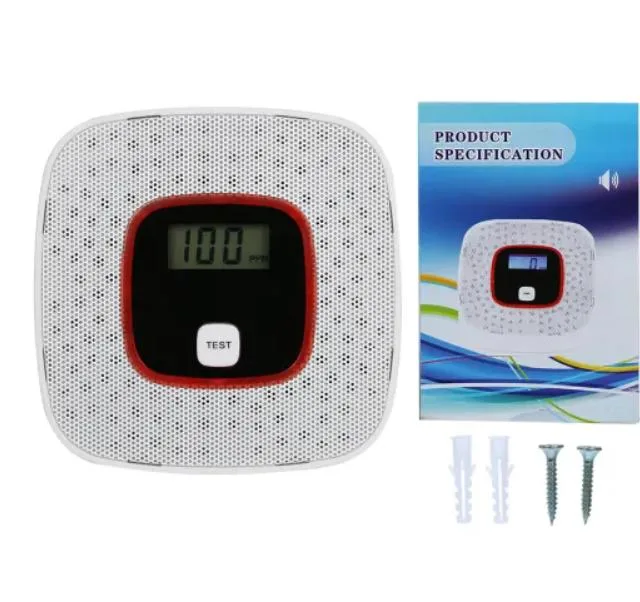 Standalone Carbon Monoxide Co Detector Fire Alarm Gas Sensor