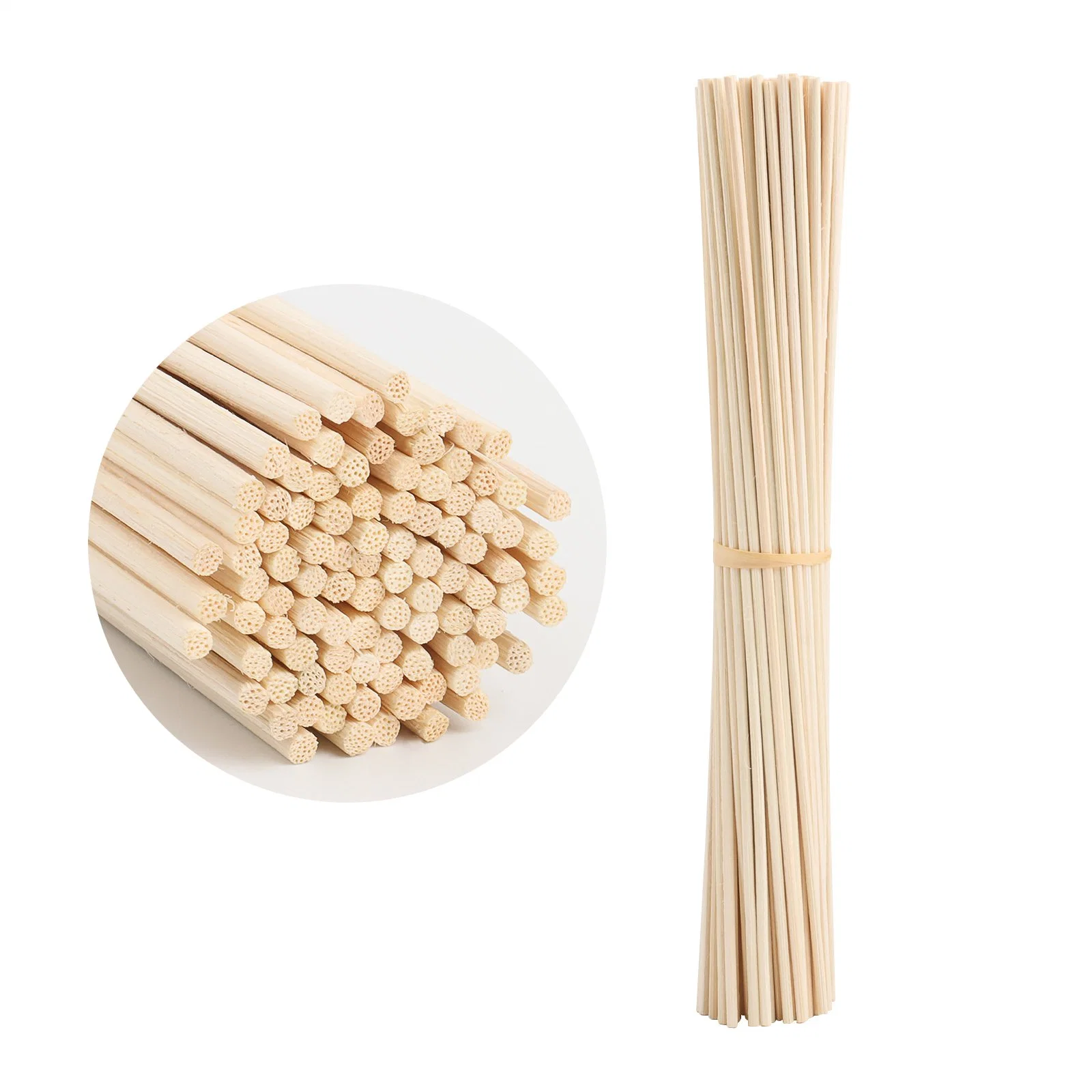 White Color Top Grade Fragrance Perfume Aromatherapy Reed Diffuser Sticks, Straight Shape Rattan Reed Sticks