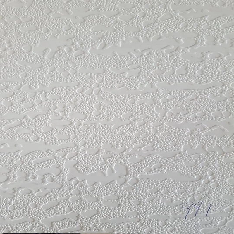 PVC Film Decorative Gypsum Ceiling Tiles Board for Indoor Ceiling Decoration