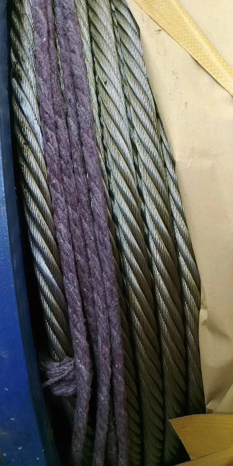 Galvanized Wire Rope 6X36ws+Iwrc 28mm, 6X36ws+FC DIN3064, Ungalvanized Wire Rope