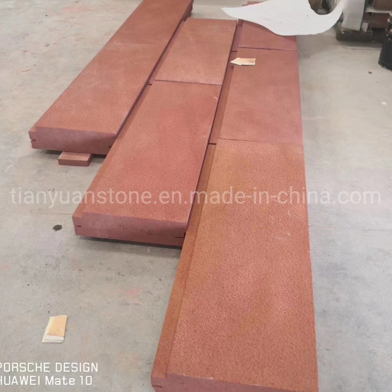 Building Material Natural Red Sandstone for Tiles/Slabs/Paving Stone