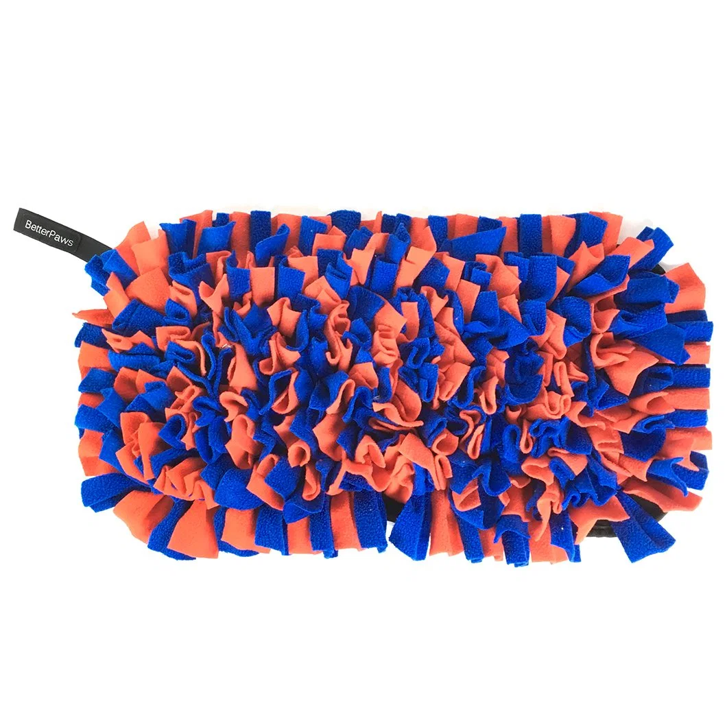 Customized Shape Polar Fleece Non-Slip Bottom Dog Snuffle Rug