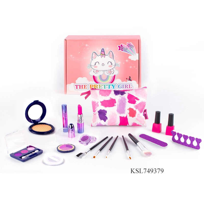Wholesale/Supplier Low Price High quality/High cost performance  Cosmetic Set Kids Pretend Play Toys Fashion Girls Beauty Make up Toy Simulative Makeup Toy