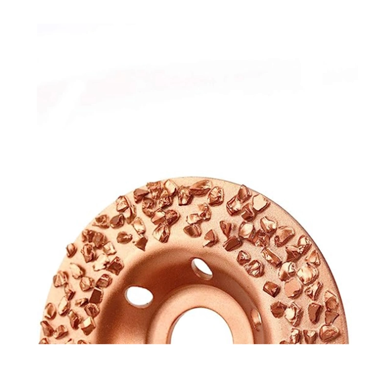 4inch Brazed Diamond Cutting Grinding Disc 7/8" Bore Tg Carbide Grinding Wheel Plate for Angle Grinder Suitable