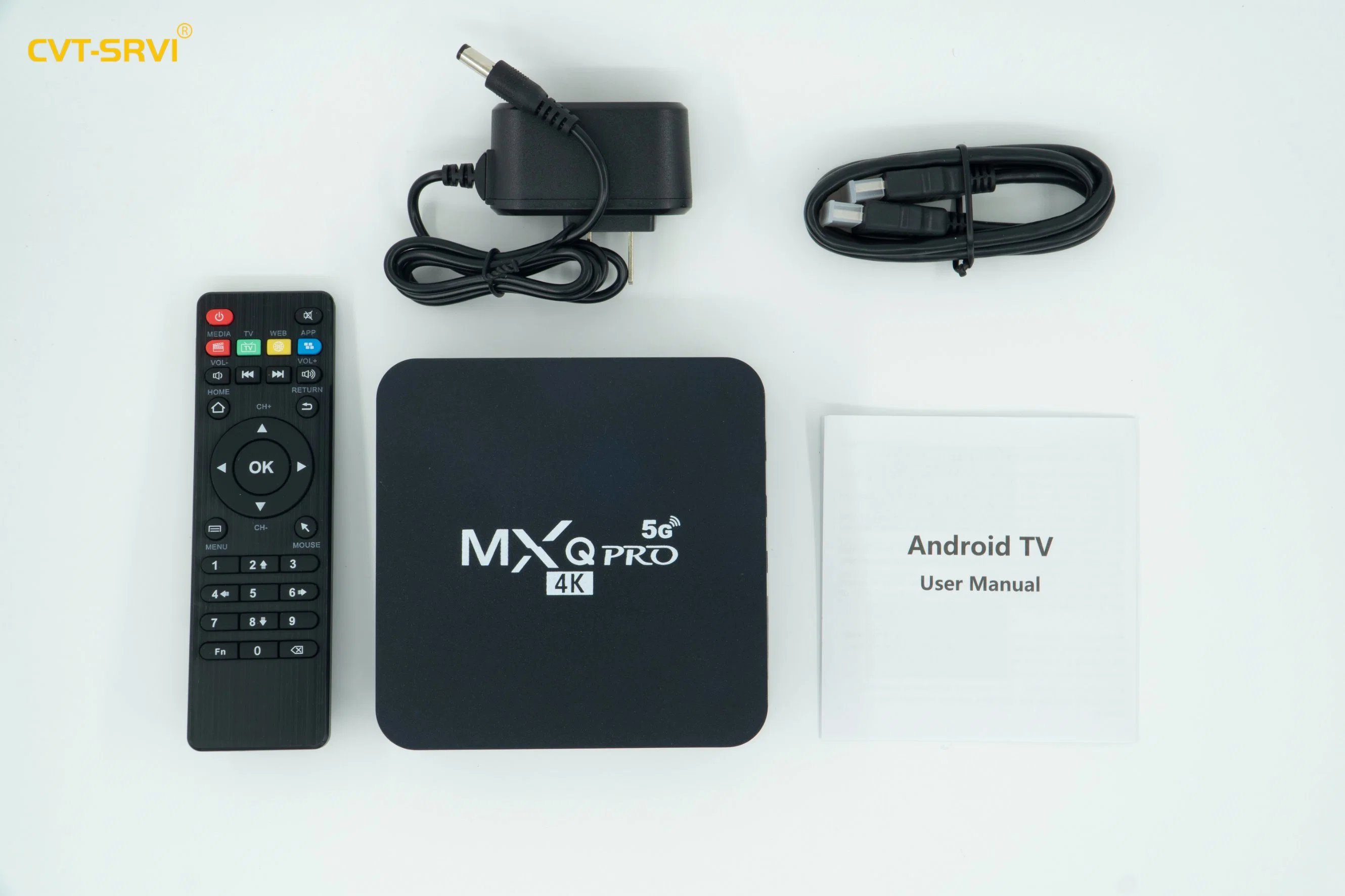 صندوق تلفزيون Android رباعي النواة Mxq PRO من المصنع بدقة 4K AllRK3328A Android7.1 WiFi IPTV Smart TV Box