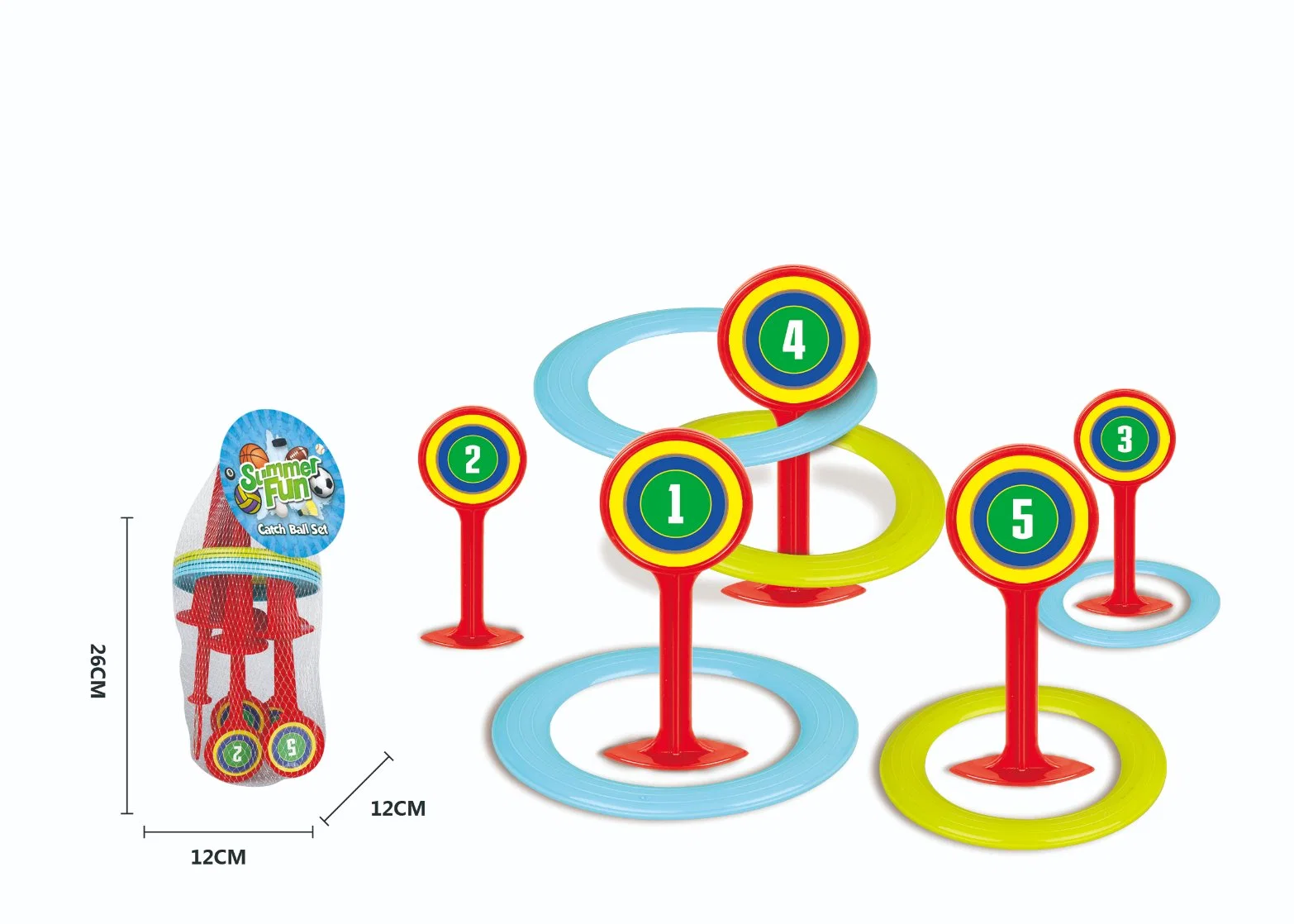 Sport Spielzeug Kunststoff Spielzeug Ring Toss Spiel Hoop eine Schleife