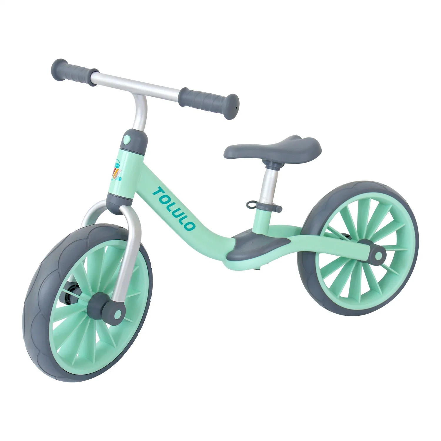 Equilibrio Bike PU ajustable en altura del asiento Asiento blando juguetes Balance Bike diseñado para niños de edades entre 3-6 niños equilibrio Push Bike