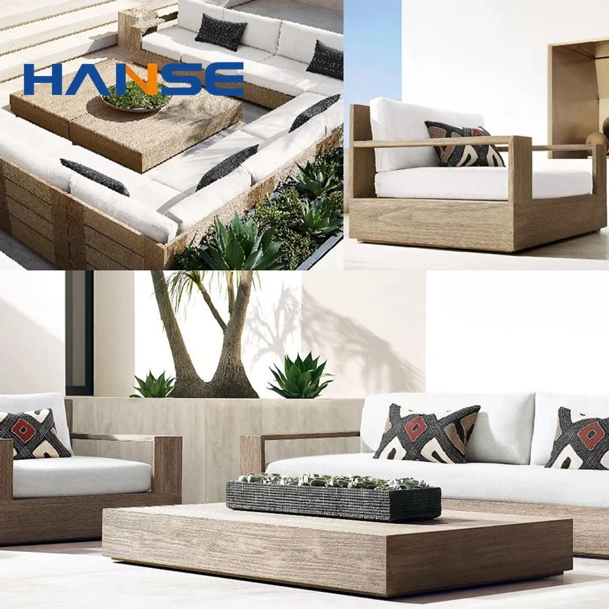 Best Patio Corner Sofa Wooden Outdoor Furniture with High quality/High cost performance 