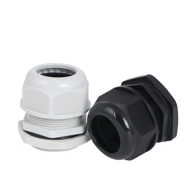 IP68 Waterproof Nylon Cable Glands Connectors with CE RoHS, Both Metric & Pg