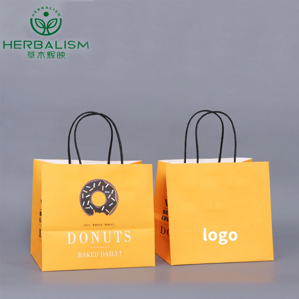 Custom Colorful Gift Shopping Food Drink Paper Bag