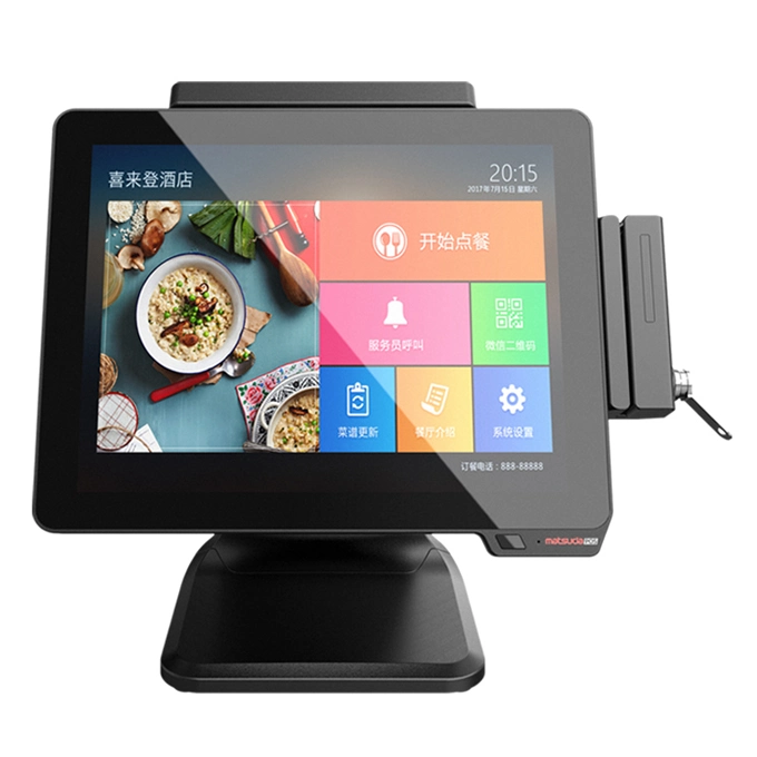 Android Windows System POS Terminal POS System Machine Cash Register with Smart Card Skimmer