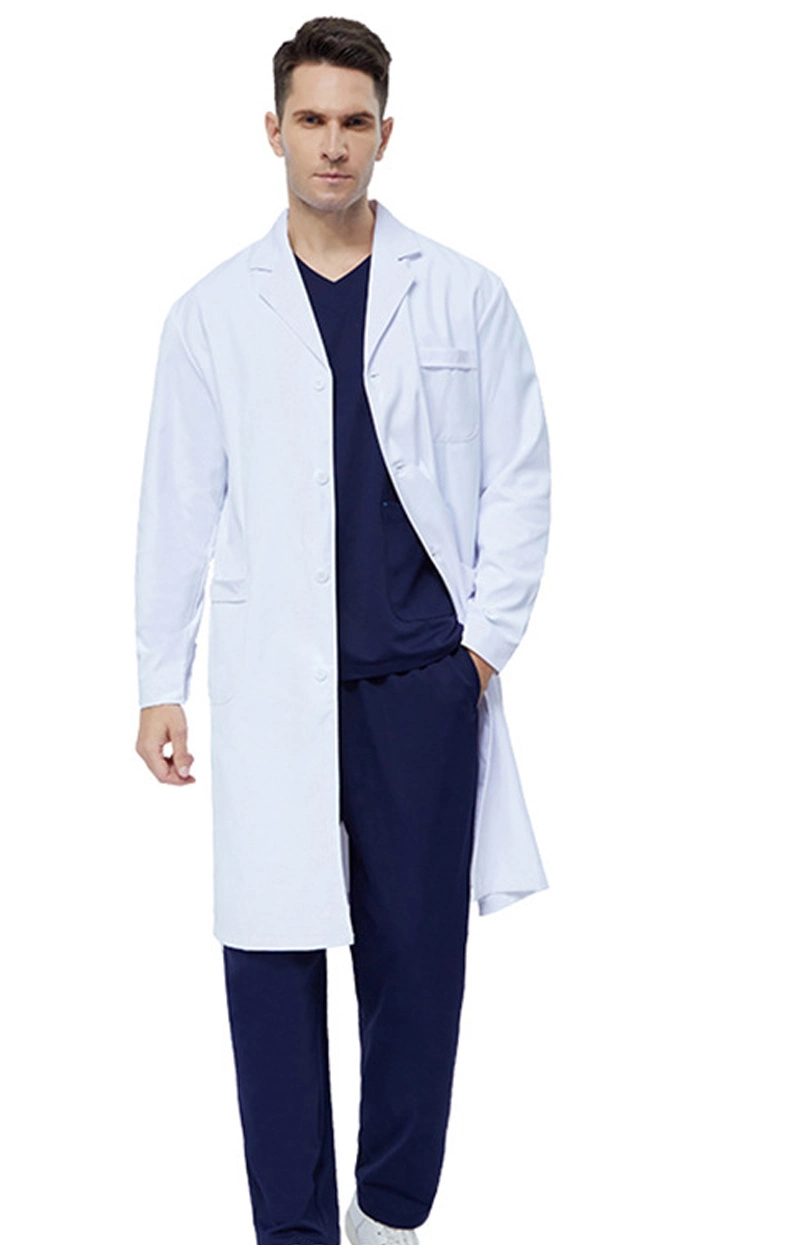 Polyester Cotton Nurse Scrubs Pharmacy Uniform Clothes for Female