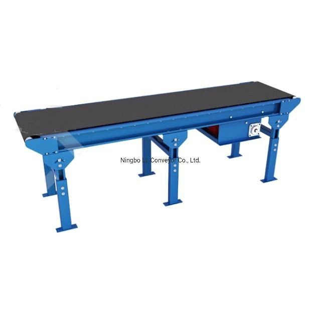 PVC Belt Conveyor Types of Conveyor Belts Hopper Belt Conveyor with Hyper Tape for Packaged Products