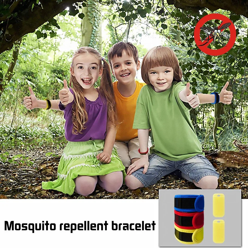 It's on Sale 100% All Natural Plant-Based Oil Mosquito Bands Waterproof Non-Toxic Pest Control Mosquito Repellent Bracelet