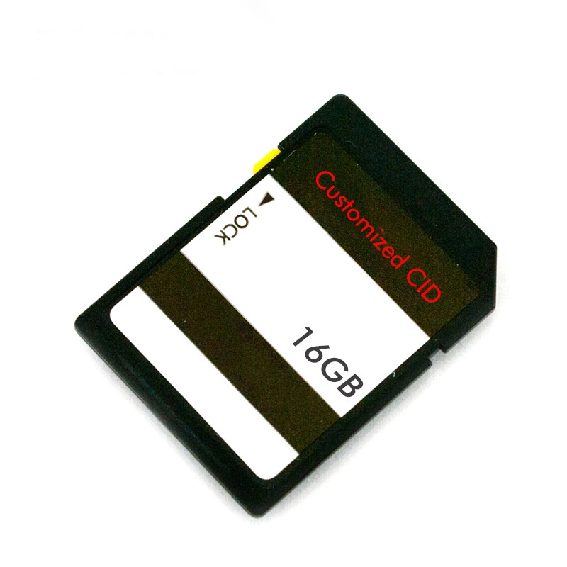 Mulberry OEM Change Cid Black Custom Cid SD Card Write/Clone Cid 16GB Memory Card for Car GPS