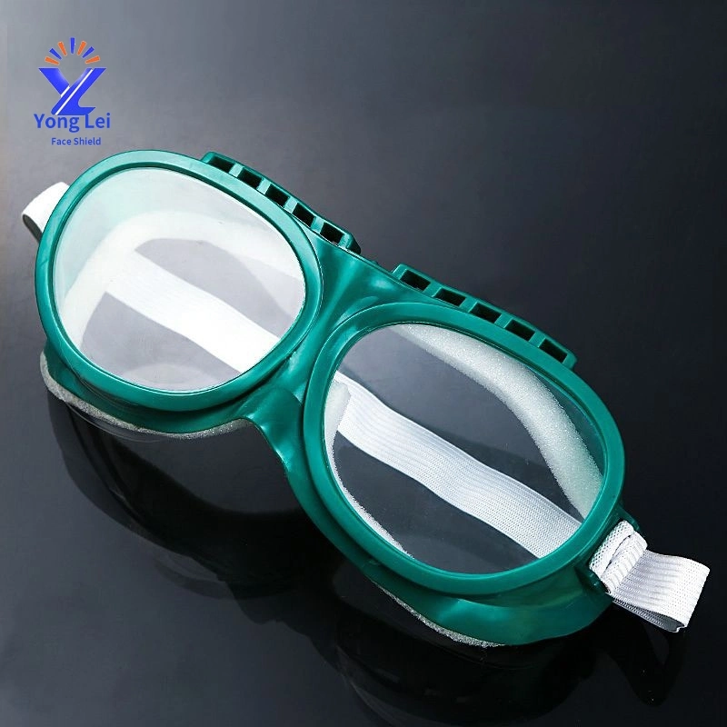 Protection Goggle Anti- Fog Protective Eye Shield Safety Glasses Factory Sells Plastic Steampunk Welding Safety Glasses for Welding Safety Against Splashes