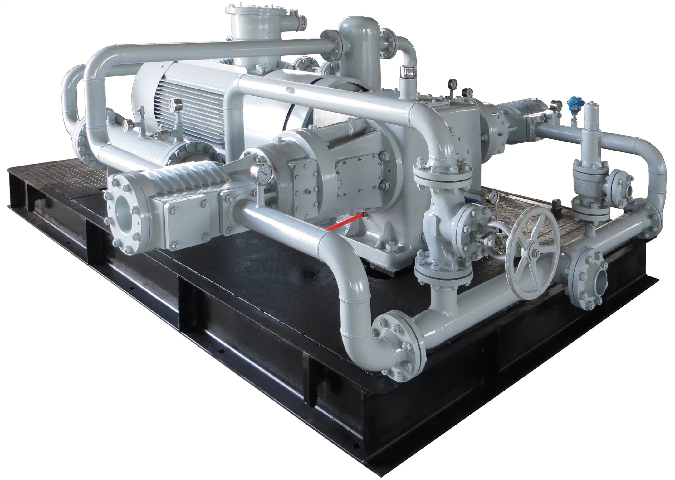 Isento de óleo do pistão lubrificado Motores alternativos de hidrogénio gasoso Compressor com simétricos tipo balanceado