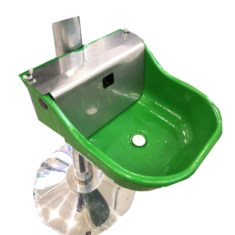 Tj-180 Cast Iron Water Bowls Coated Powder Surface Treatment Water Bowl Trough PVC Floatnn Water Trough