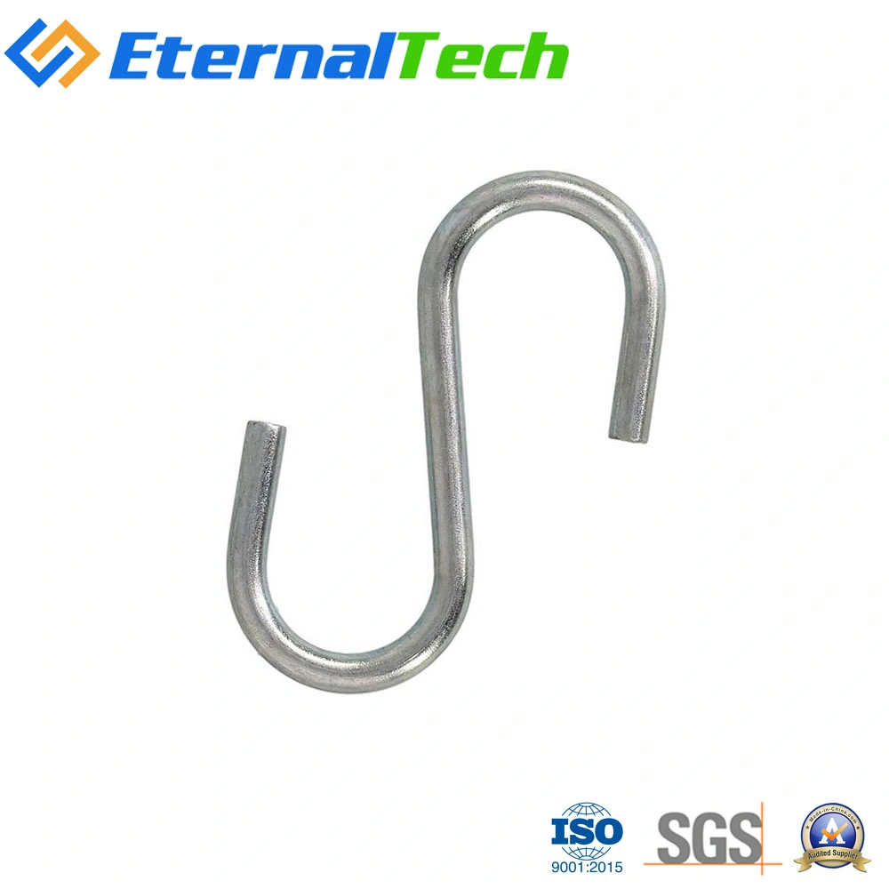 Wholesale/Supplier Custom Silver Galvanized Hanging S Shape Hooks Stainless Steel Metal Wire S Hook