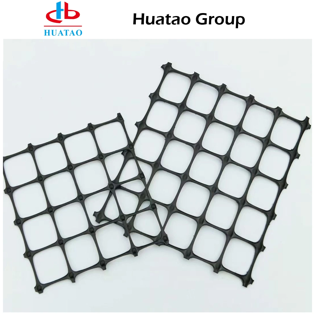 PE Uniaxial Geogrids Plastic Biaxial Gravel Grid Geogrid for Retaining Wall