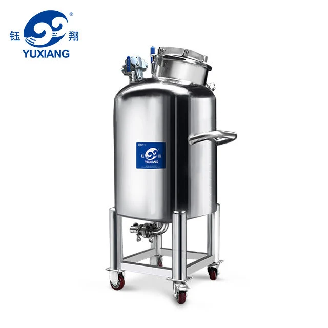 Tanques de almacenamiento de alimentos de acero inoxidable Equipo de almacenamiento de productos químicos almacenamiento de agua Tanque