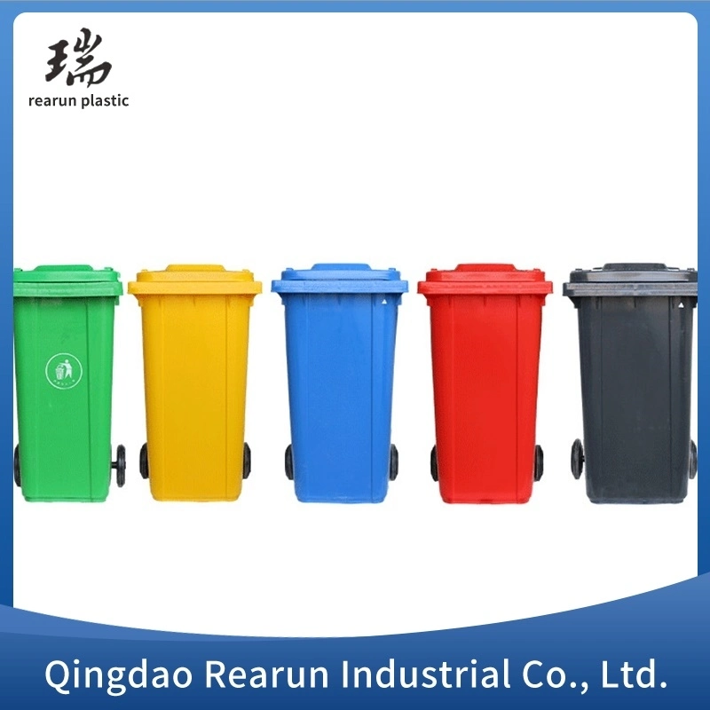 120L 240L Plastic Dustbin Outdoor Wheelie Bins for Environmental Protection