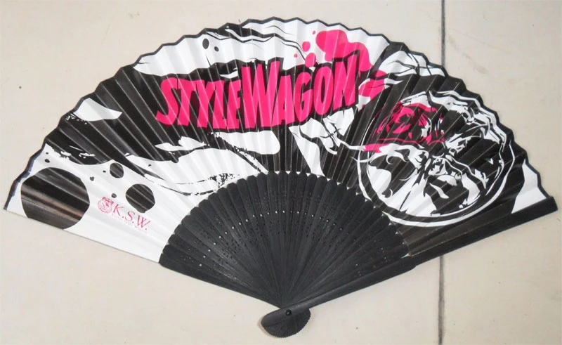 Bamboo Paper Folding Hand Fan for Promotion