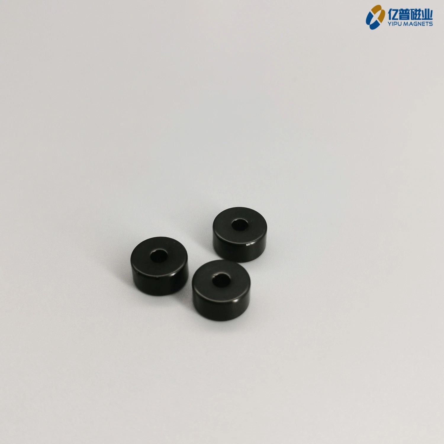 Customized Sintered Perforated NdFeB Products Black Epoxy