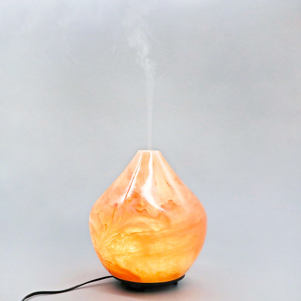 Humidificador de aire con diseño de búho cerámico con galvanoplastia (oro)