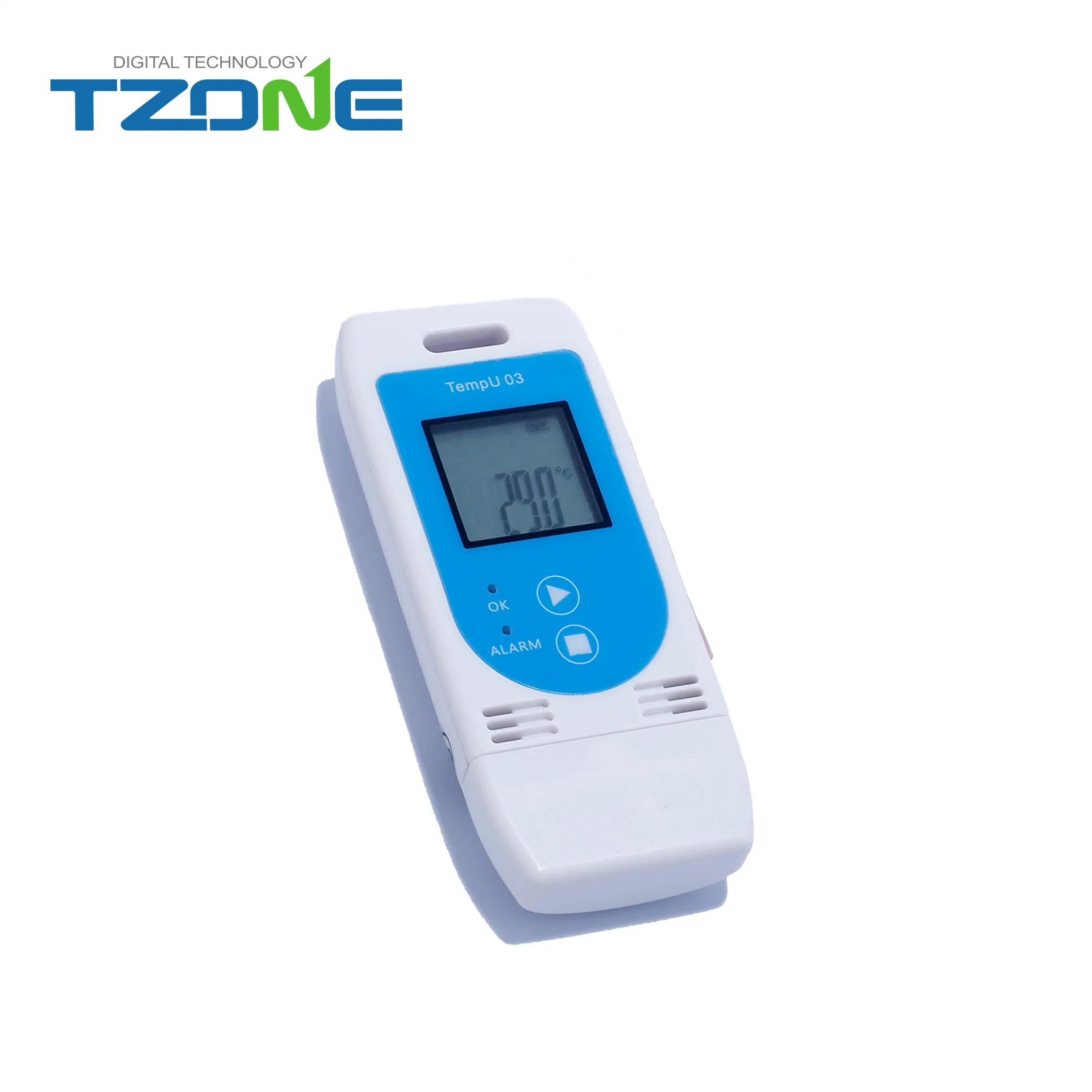 Tz-Tempu03 Temperature Sensor Waterproof Warehouse Temperature Humidity Monitor