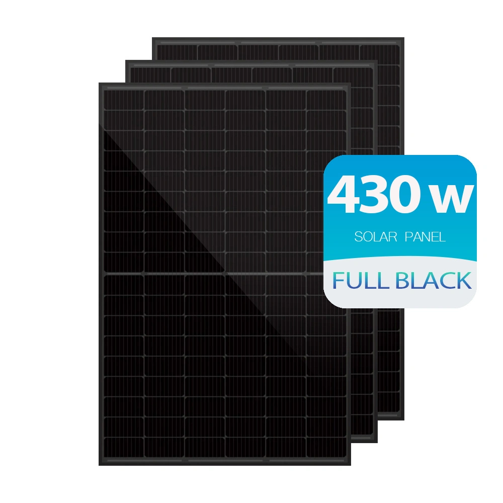 PV Solar Panel Dual Glass Monocrystalline Silicon Module All Black 410W