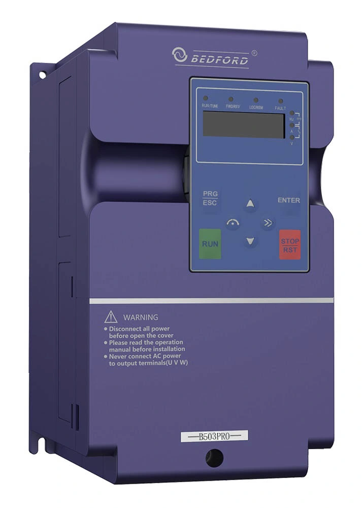 Bedford 2022 New Style B503PRO Universal Vector Frequency Inverter Drehstrom-Drehzahlregler für asynchrone Wechselstrommotoren