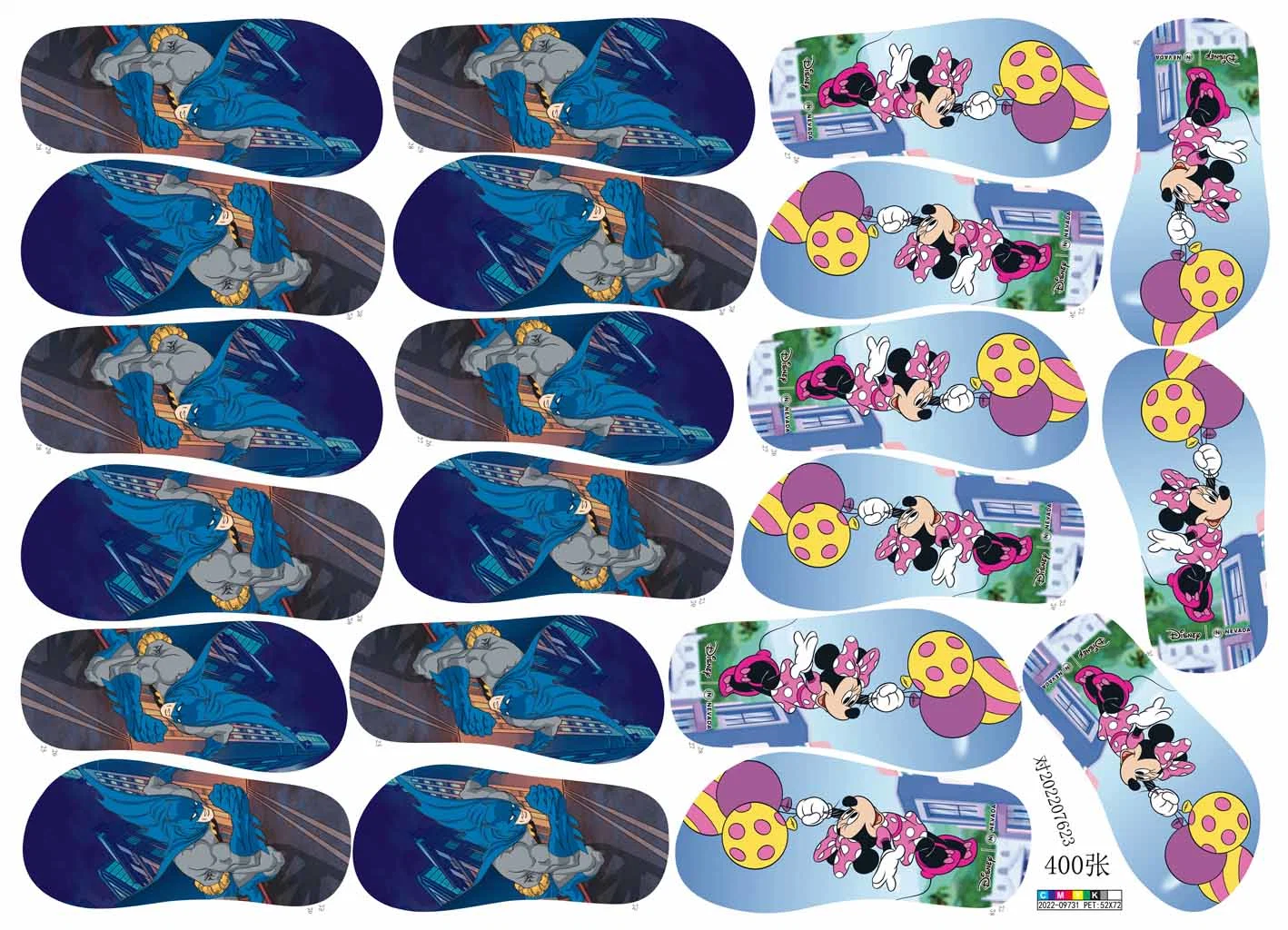 Custom Heat Transfers Paper for EVA Slipper Flip Flop Sticker