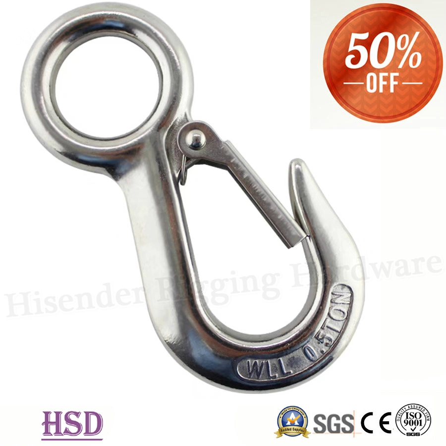 Stainless Steel AISI304/316 Rigging Simple Snap Spring Hook of Fitting