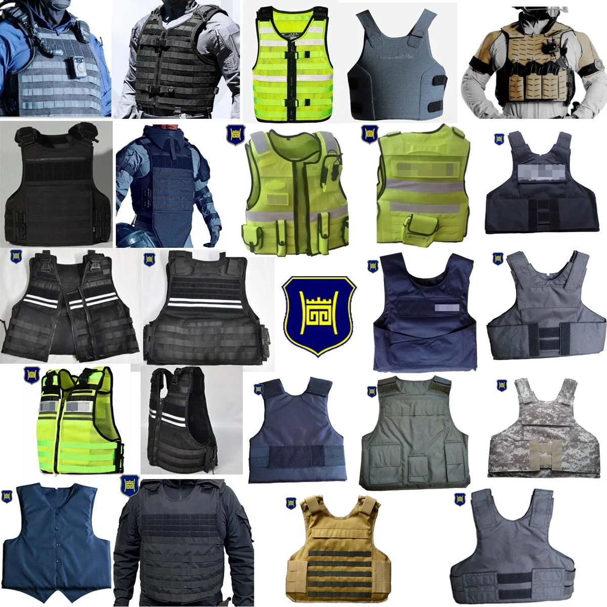 Shenzhou Bullet Stab Proof Body Armour Tactical Protective Vest Iiia. 44+36j