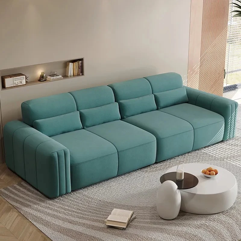 Manufacturers Direct Sale Newest Design Inline Sofa Makaron Color Sofa Gentle Sofa for Apartment