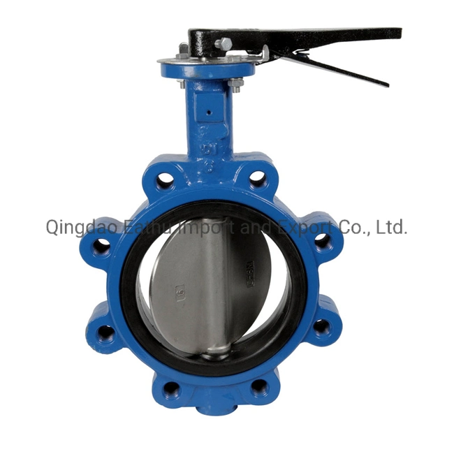 Ductile Iron Cast-Iron Stainless-Steel Seat Wafer Lug Type Double Flange Wafer Lug Butterfly Valve