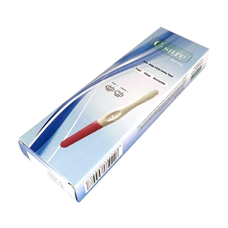 New Design OEM Mamma Perfect HCG Pregnancy Test Cassette Midstream Strip