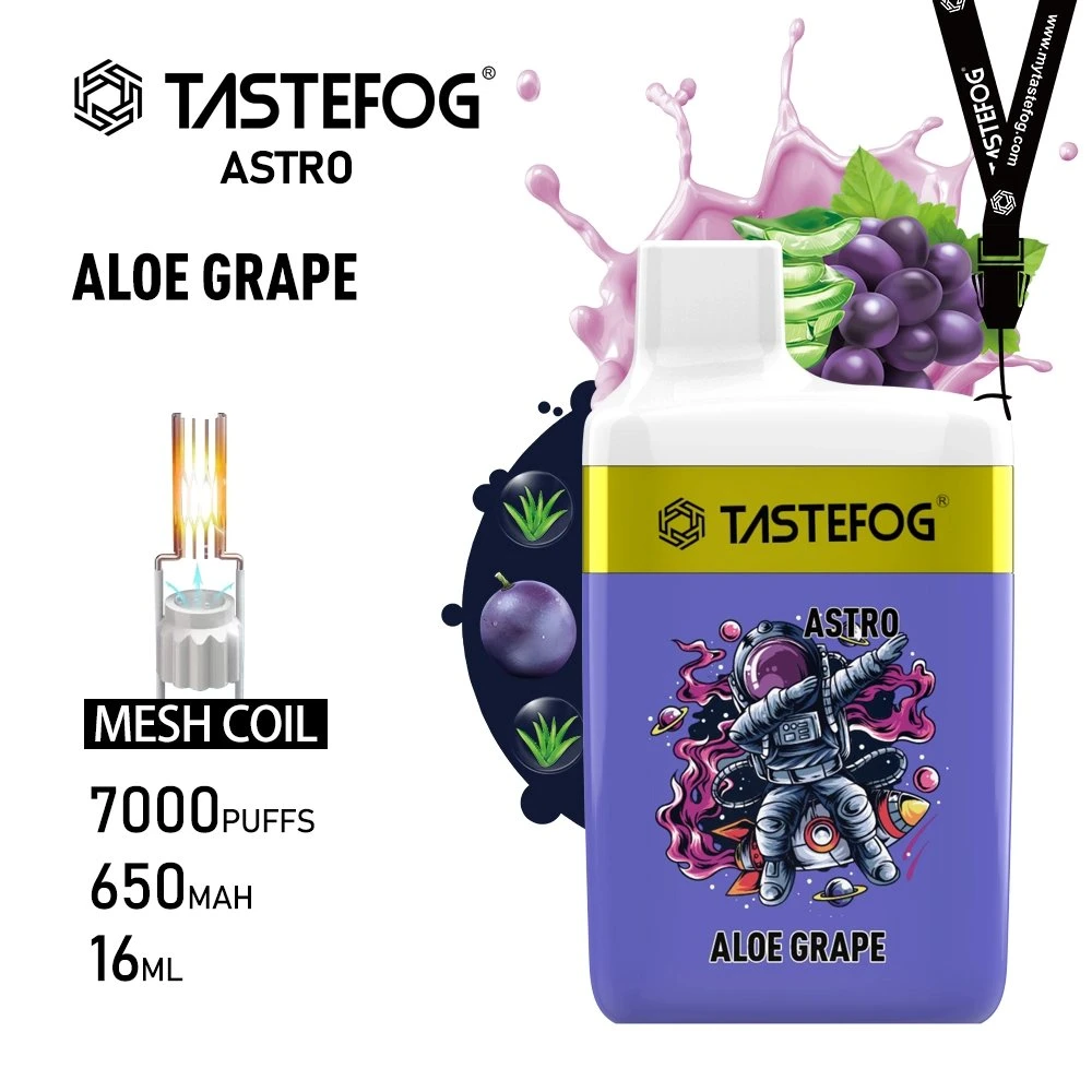 Tastefog Astro Vape 7000 Puffs Rechargeable Disposable/Chargeable Vapes 5% Nicotine Wholesale/Supplier E Cigarette