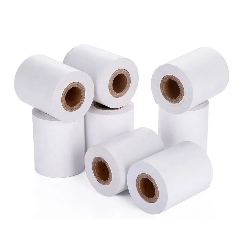 Hot Sale 55g 80mm*80mm ATM Fax Printing PDQ Thermal Paper Roll